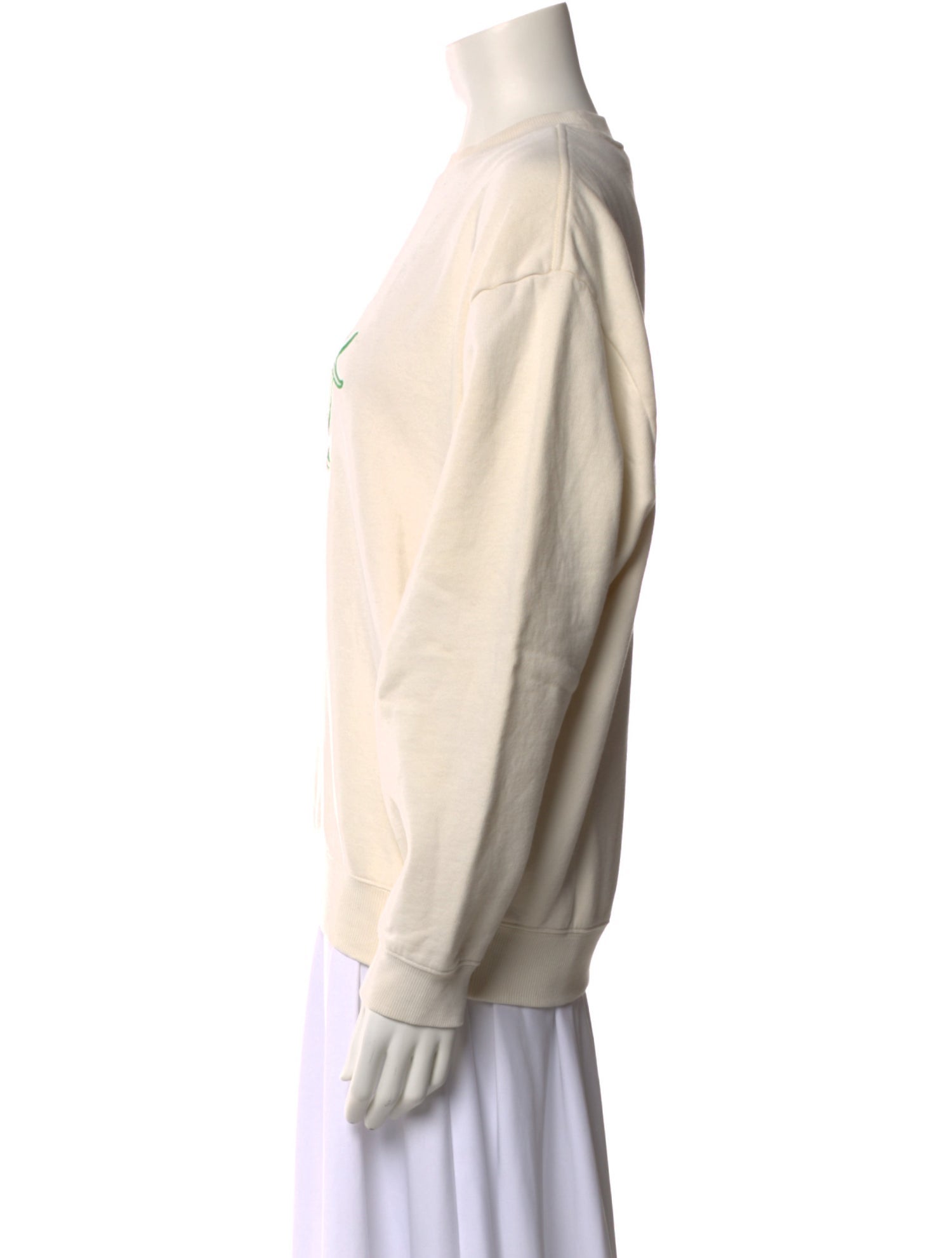 Clare V. Graphic Print Crew Neck Sweatshirt