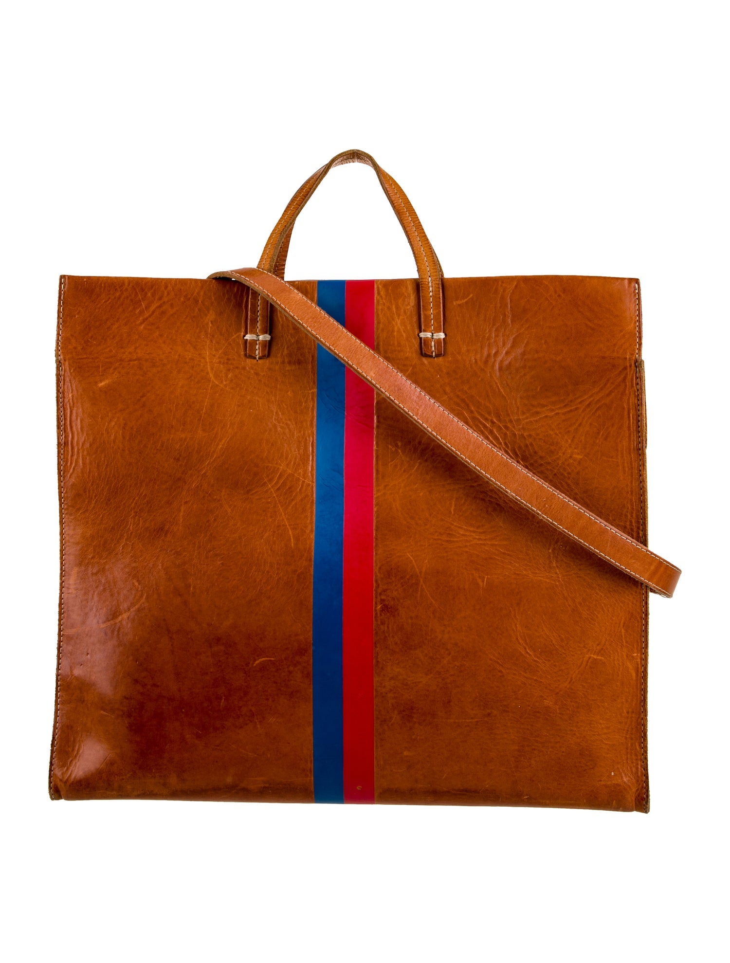 Clare V. Leather Crossbody Bag