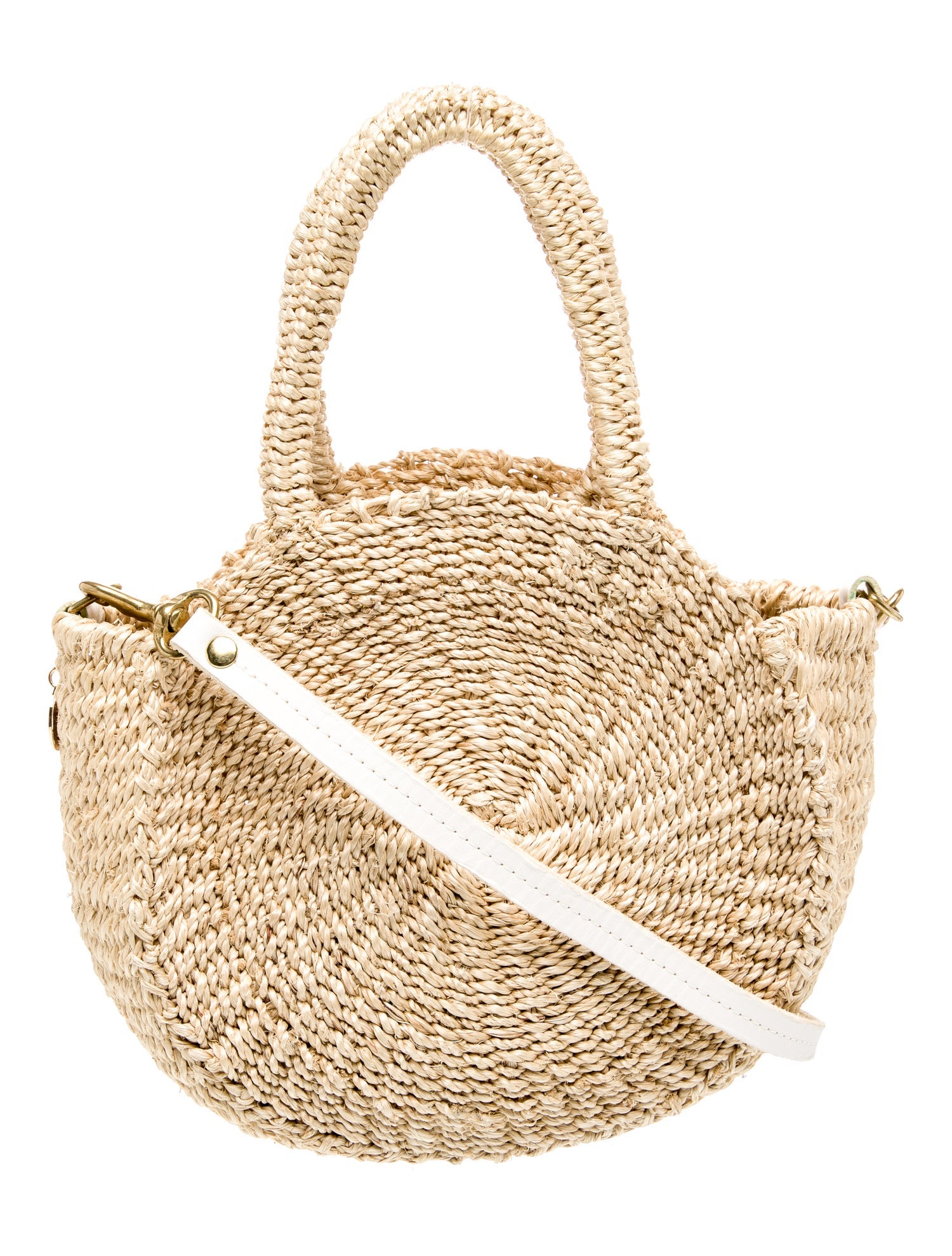 Clare V. Raffia Crossbody Bag
