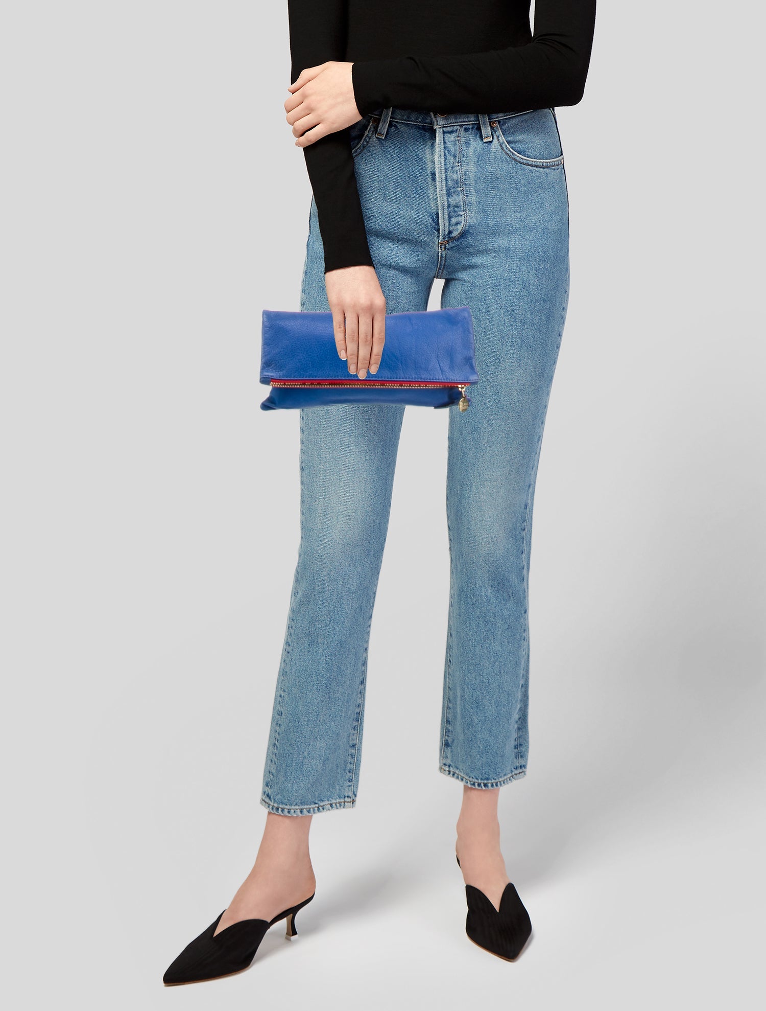 Clare V. Leather Clutch