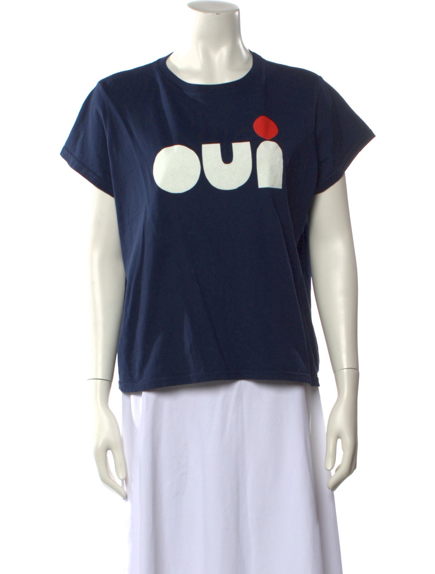 Clare V. Graphic Print Crew Neck T-Shirt