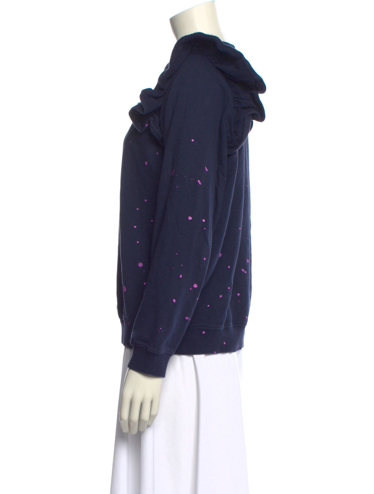 Clare V. Printed Crew Neck Sweatshirt