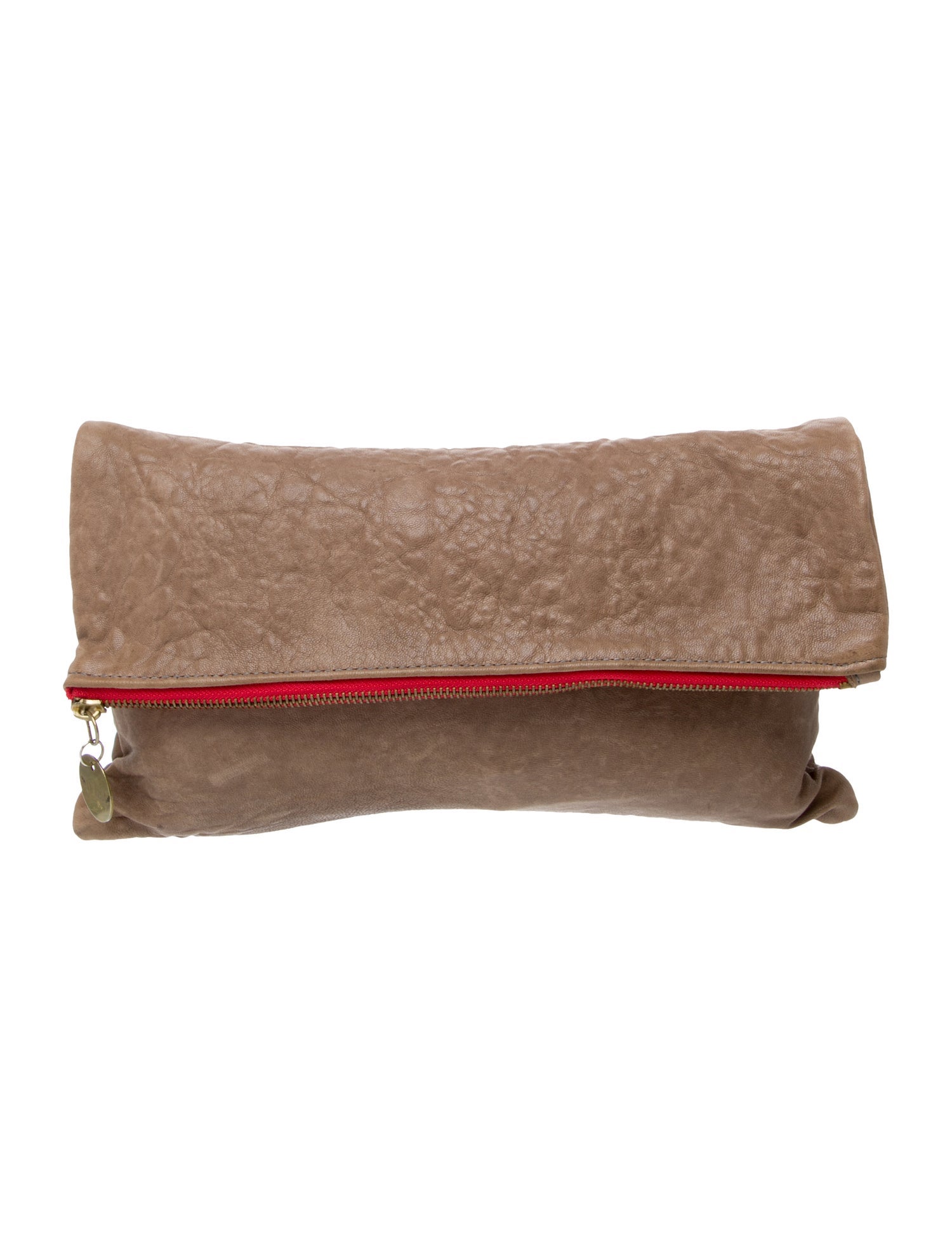 Clare V. Leather Clutch