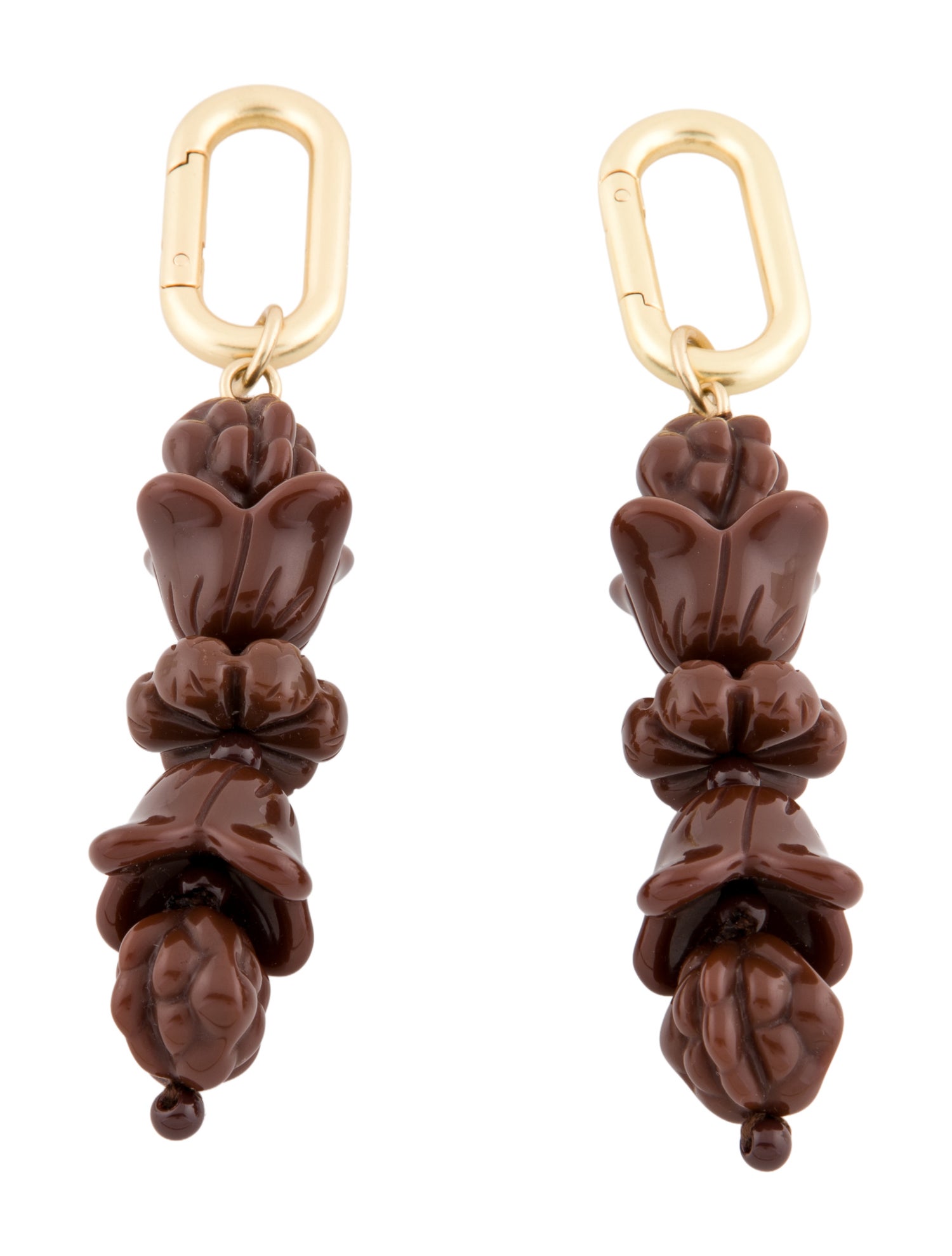 Clare V. Flower-Motif Resin Bag Charm