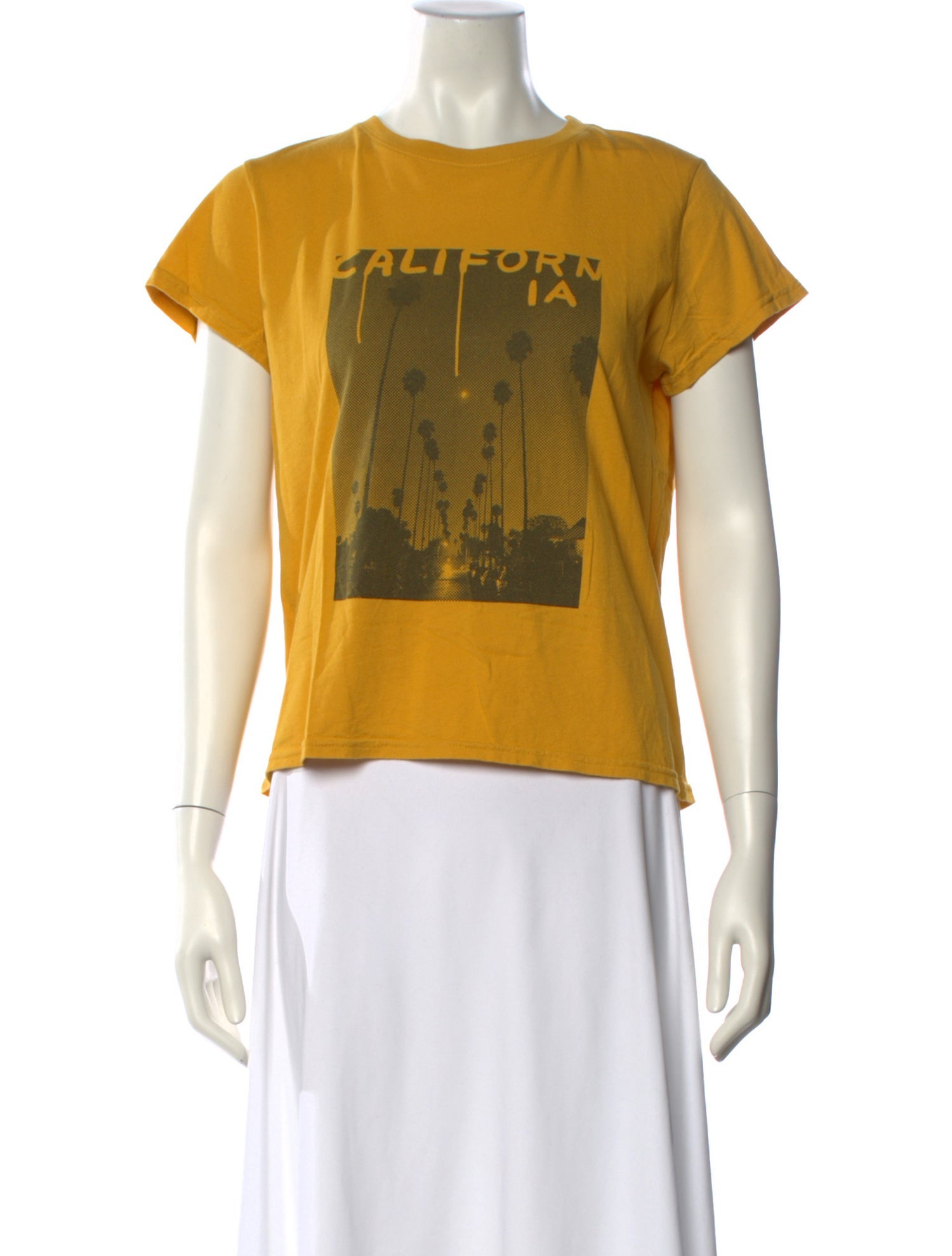 Clare V. Graphic Print Crew Neck T-Shirt