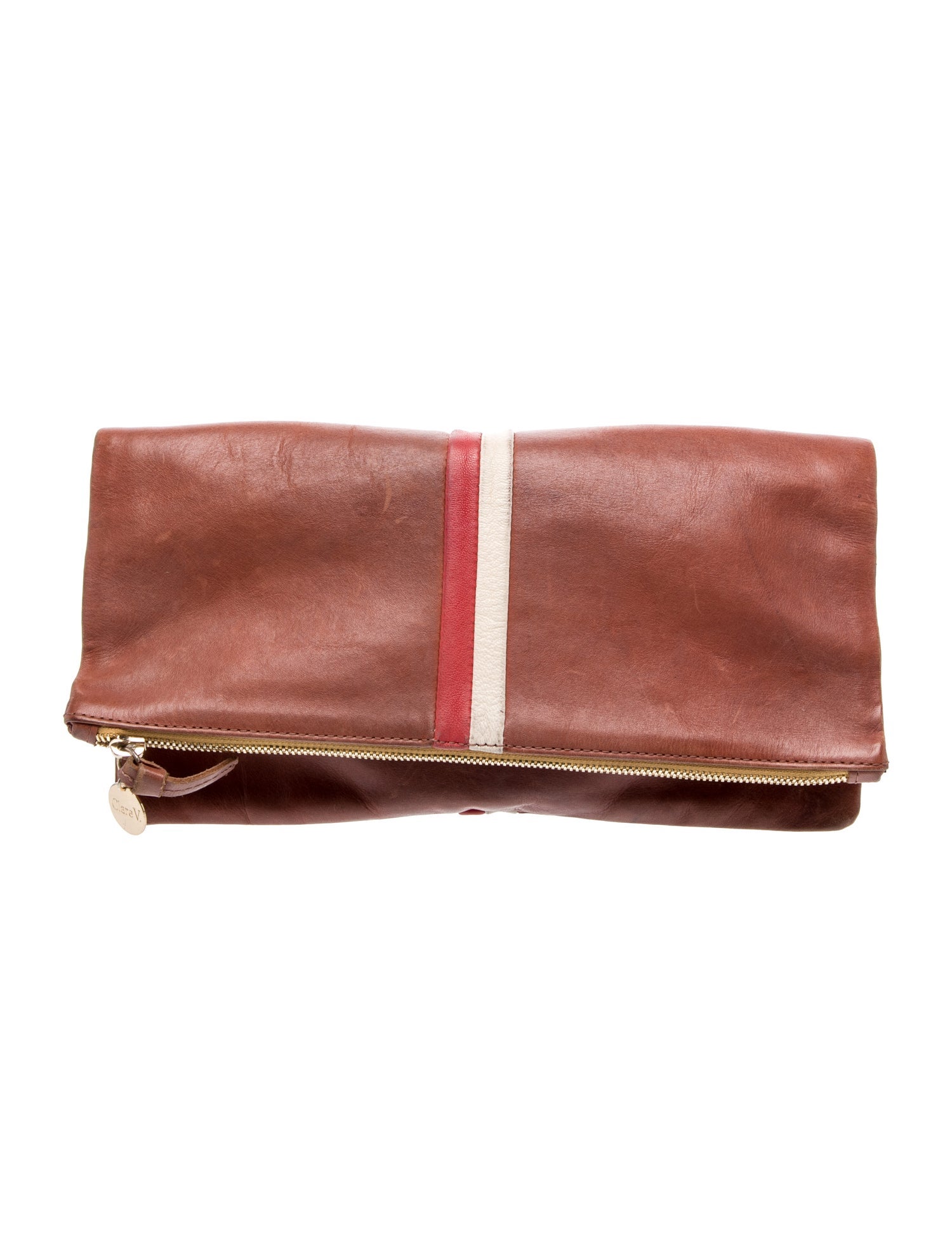 Clare V. Leather Clutch