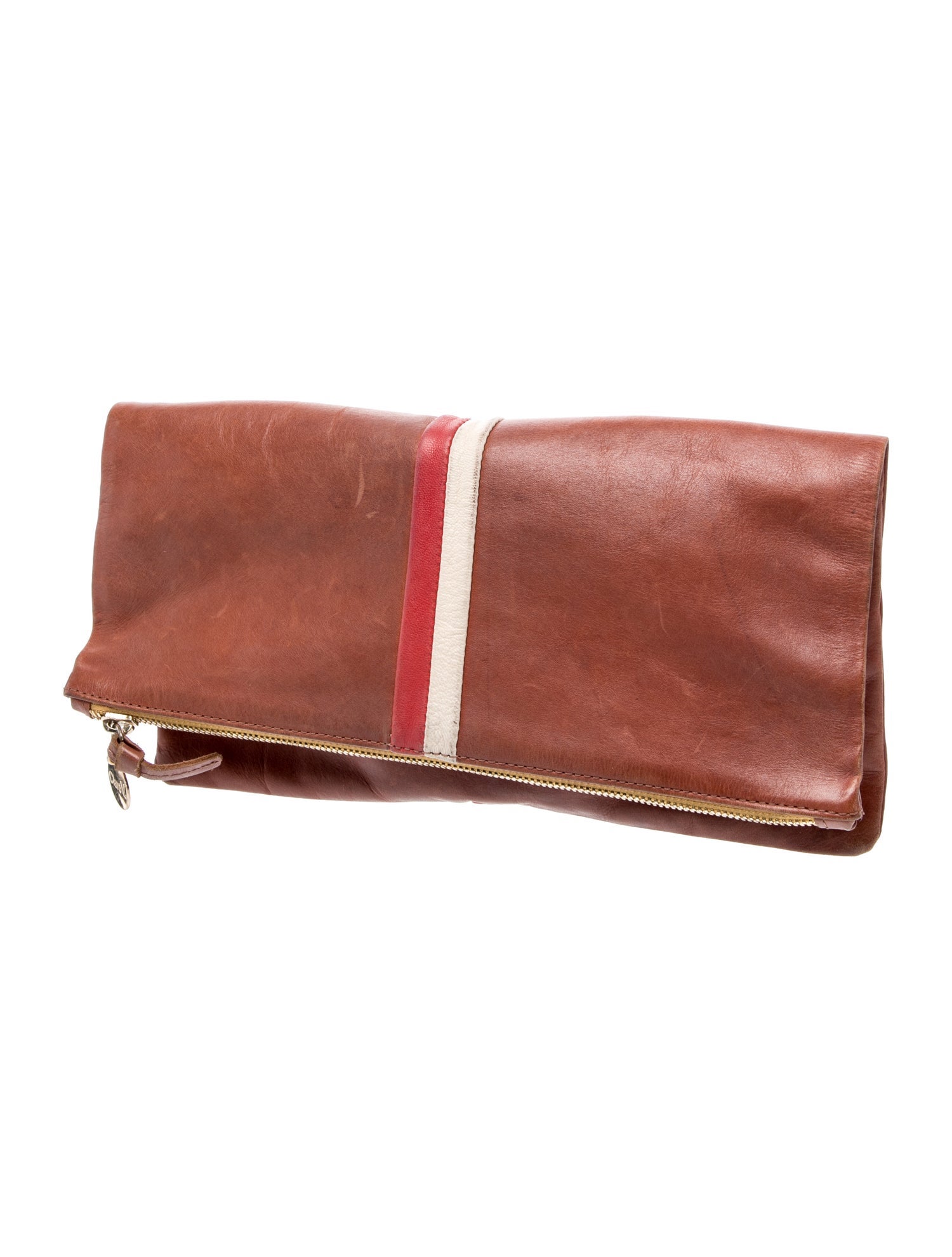 Clare V. Leather Clutch