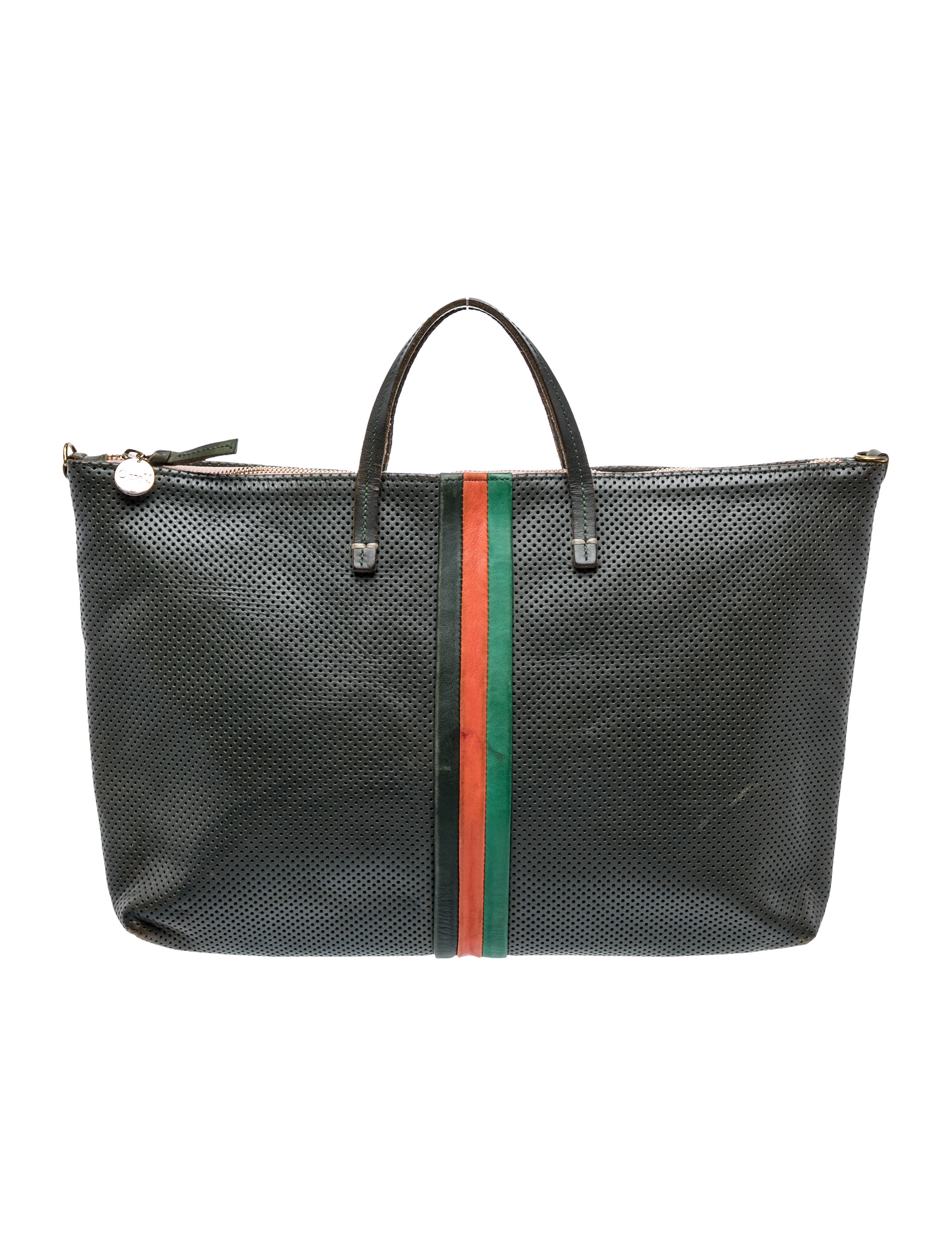 Clare V. Leather Weekender Bag
