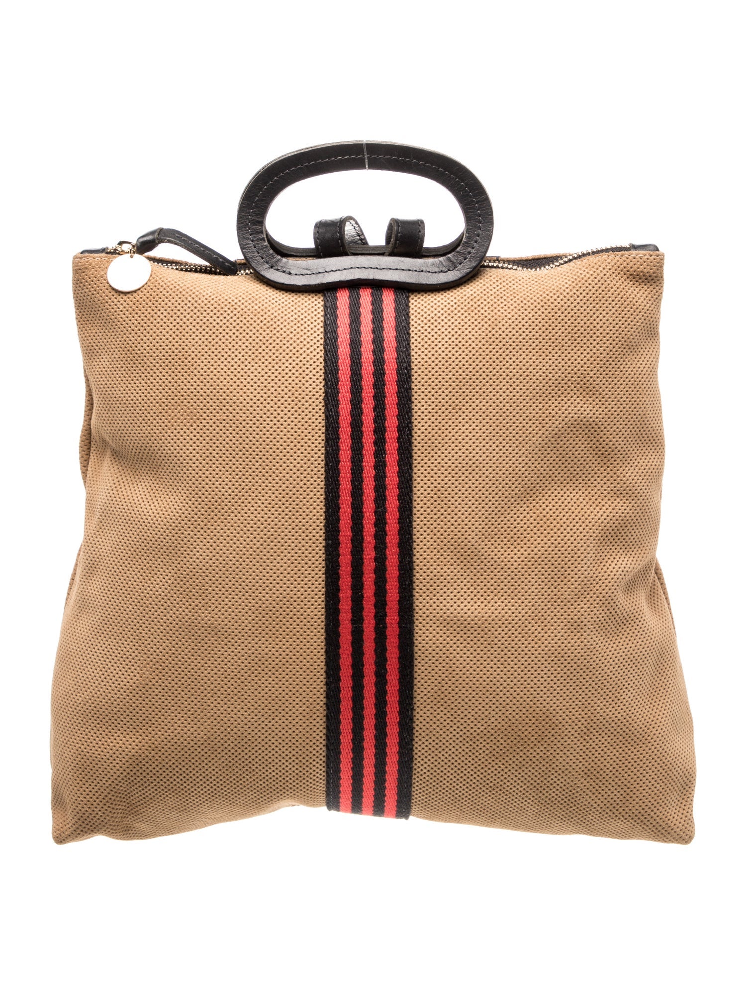 Clare V. Leather Top Handle Bag