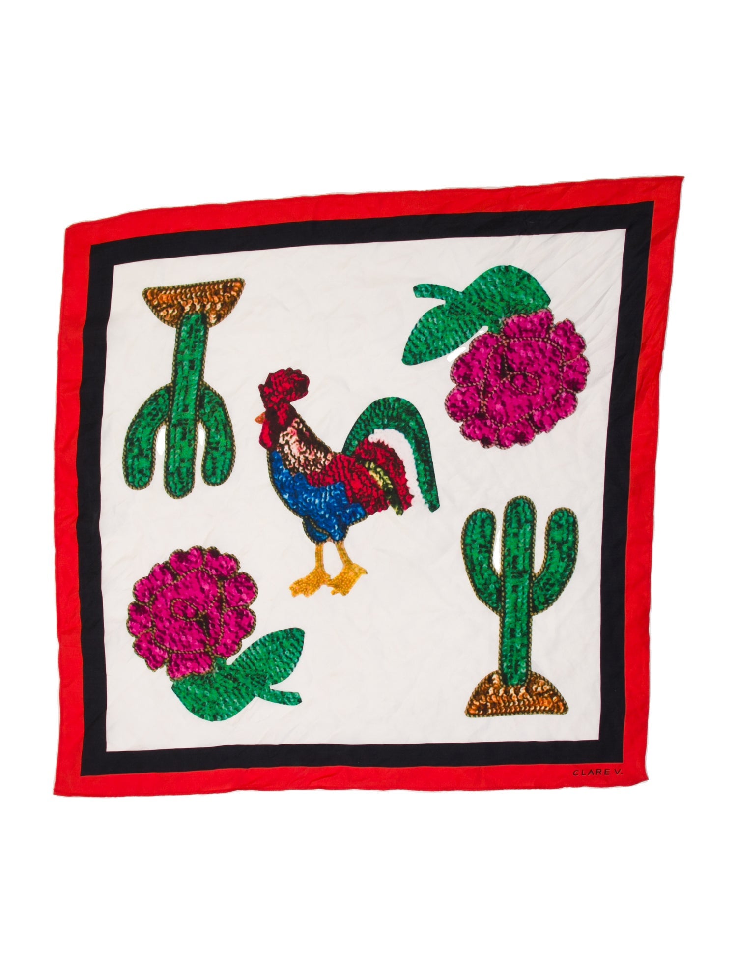 Clare V. Printed Bandana