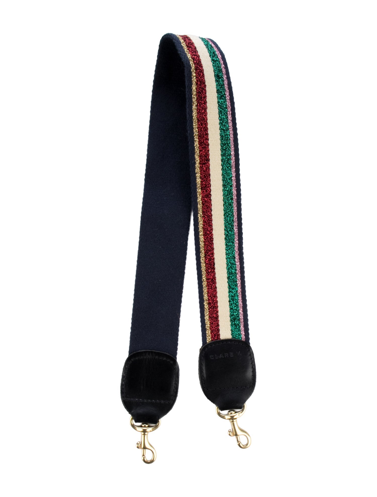 Clare V. Striped Bag Strap