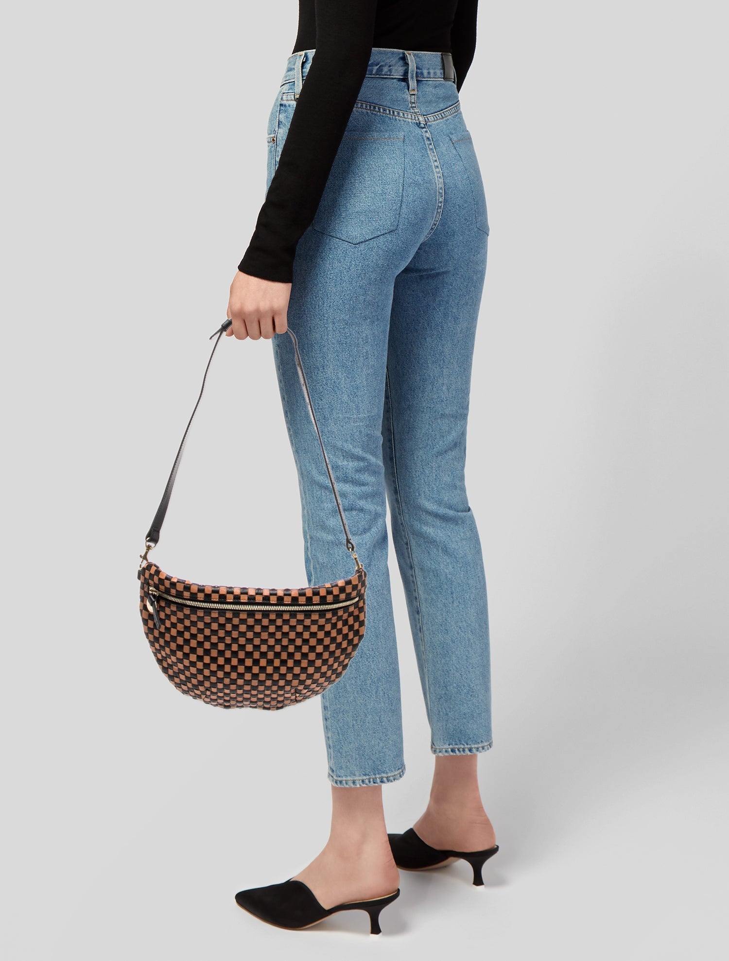Clare V. Leather Shoulder Bag