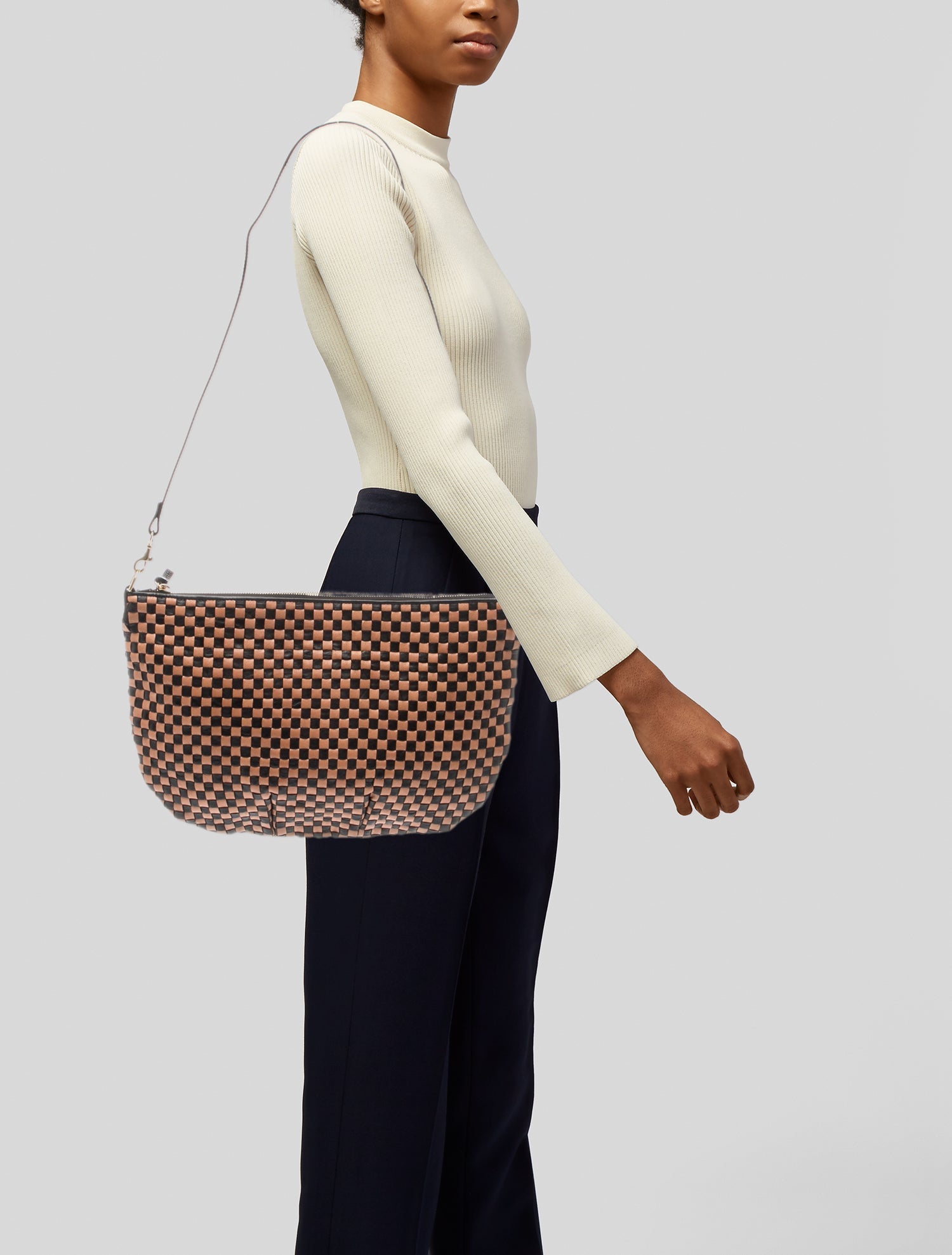 Clare V. Leather Shoulder Bag w/ Tags