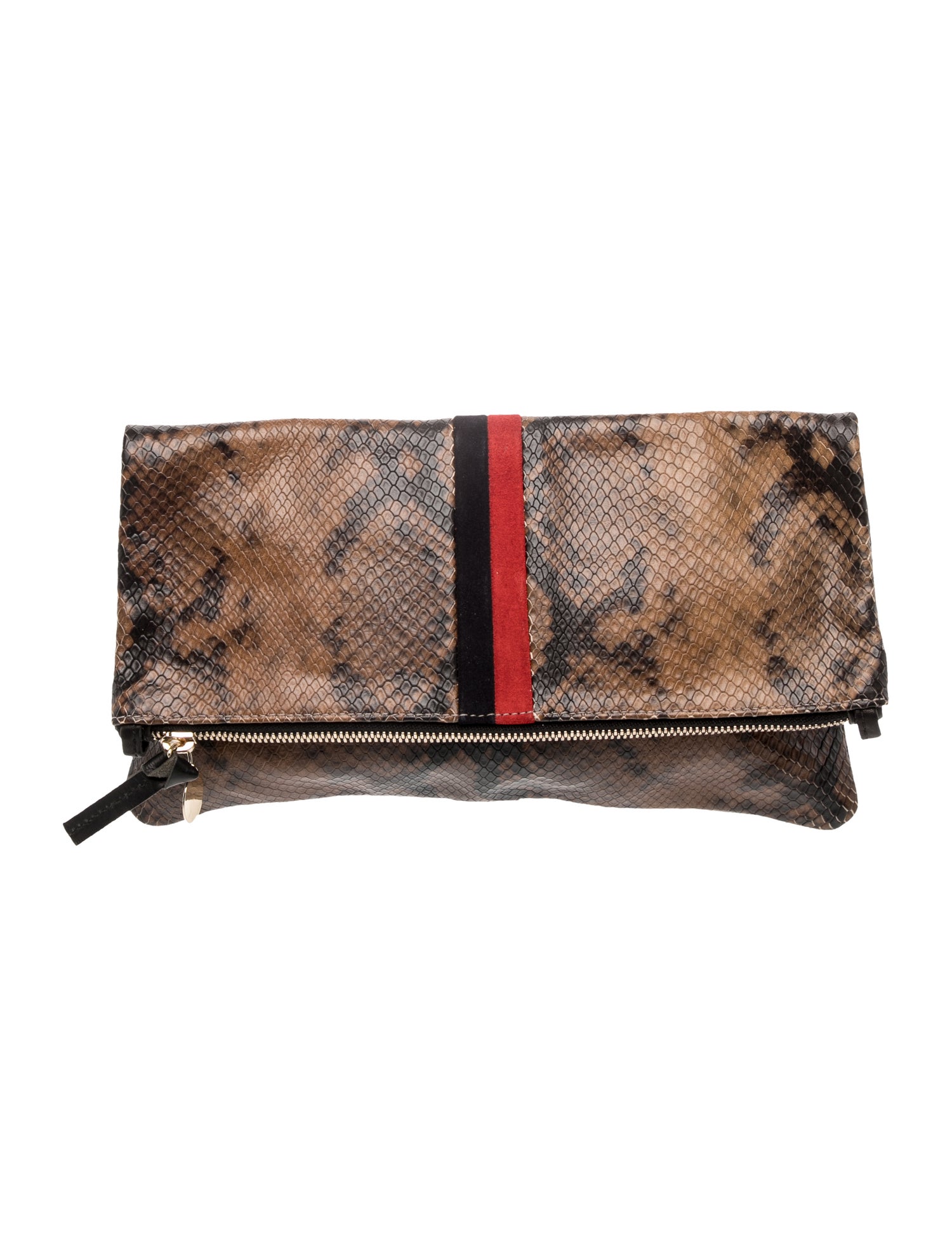 Clare V. Leather Clutch