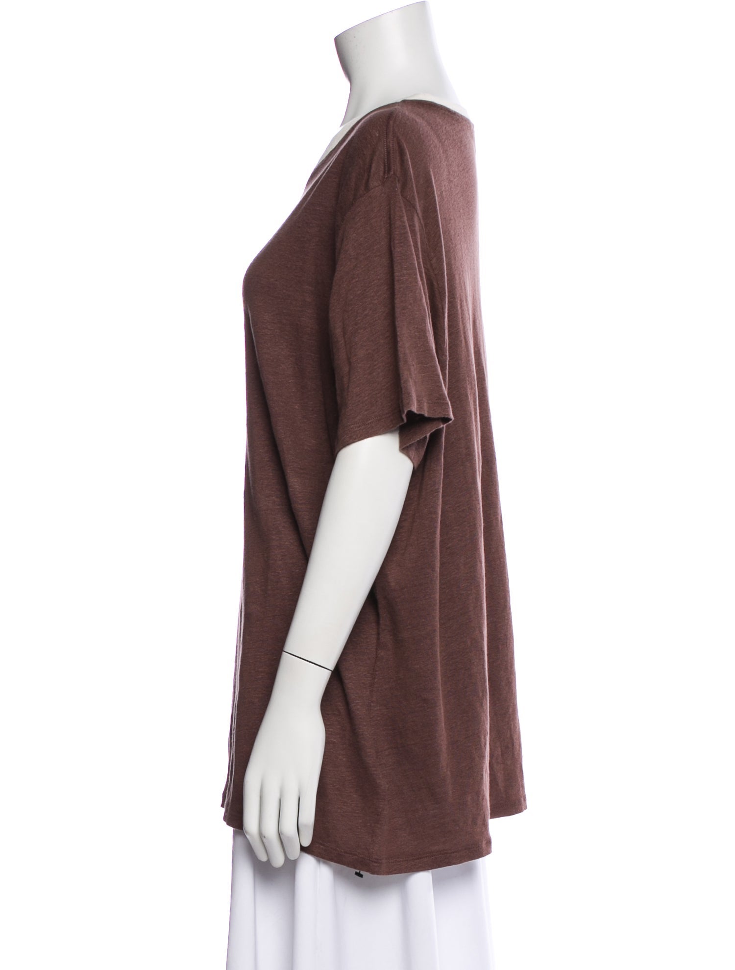 Clare V. Linen V-Neck T-Shirt w/ Tags