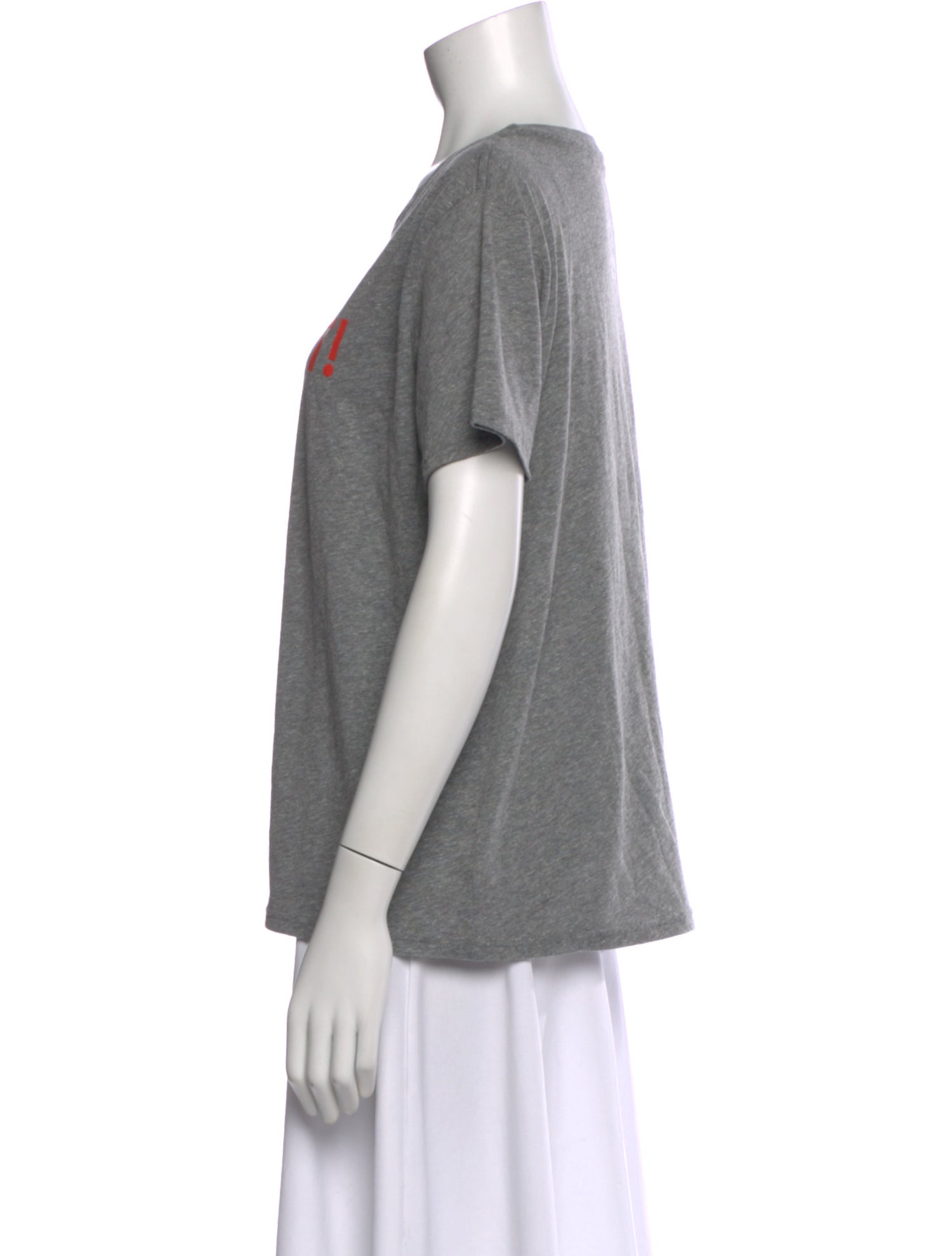 Clare V. Graphic Print Crew Neck T-Shirt