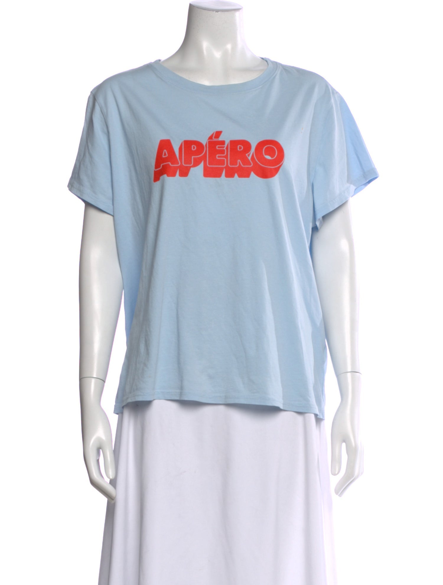 Clare V. Graphic Print Crew Neck T-Shirt