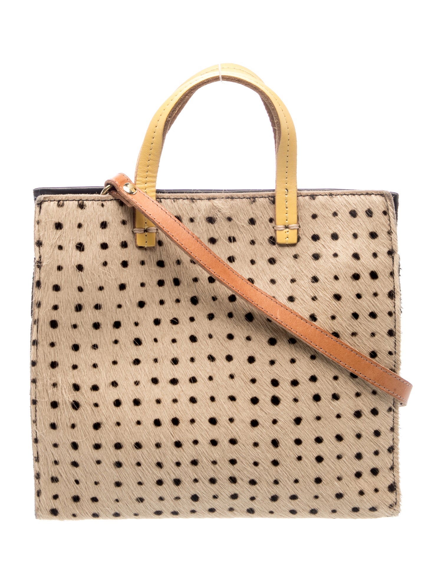 Clare V. Ponyhair Top Handle Bag