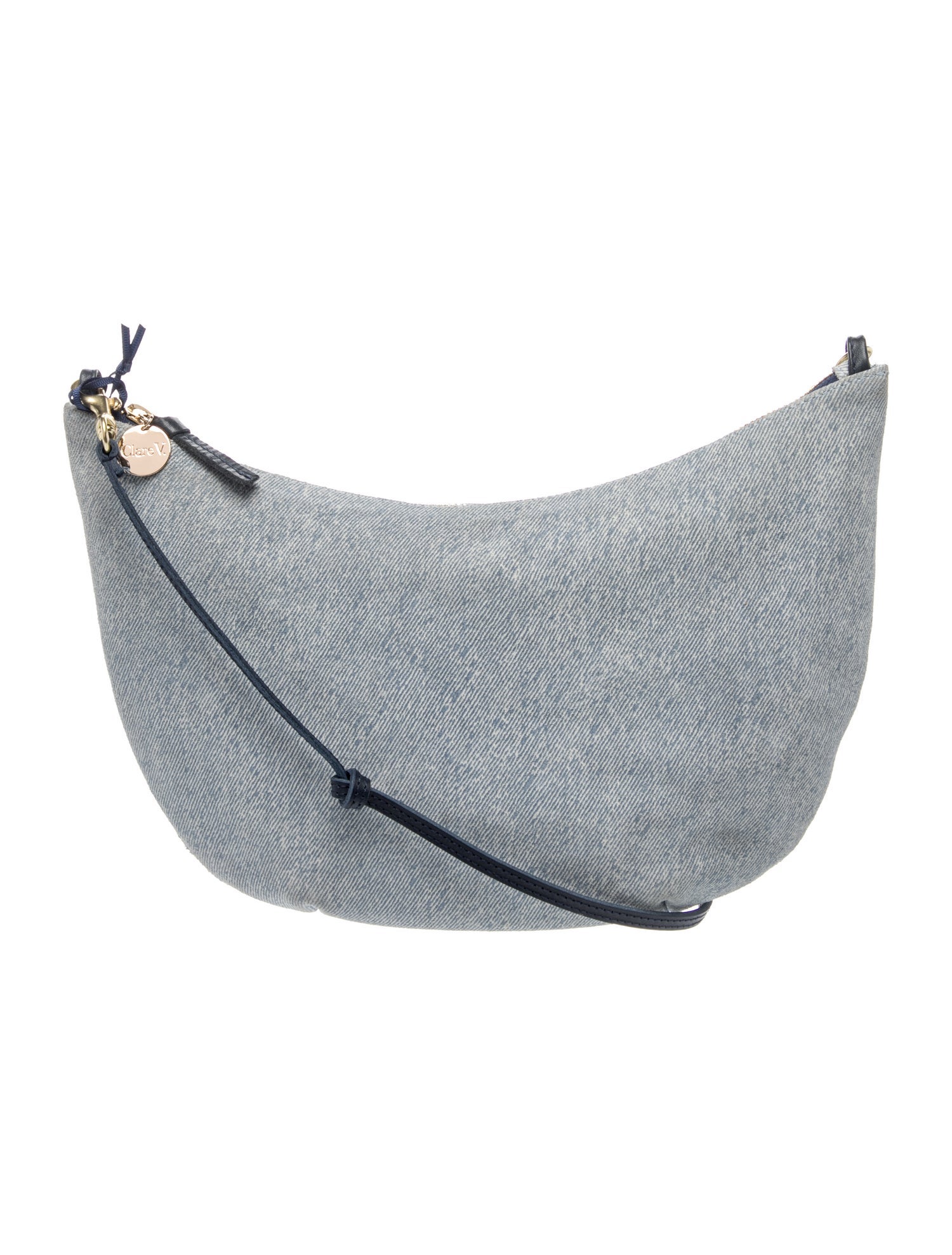 Clare V. Denim Shoulder Bag