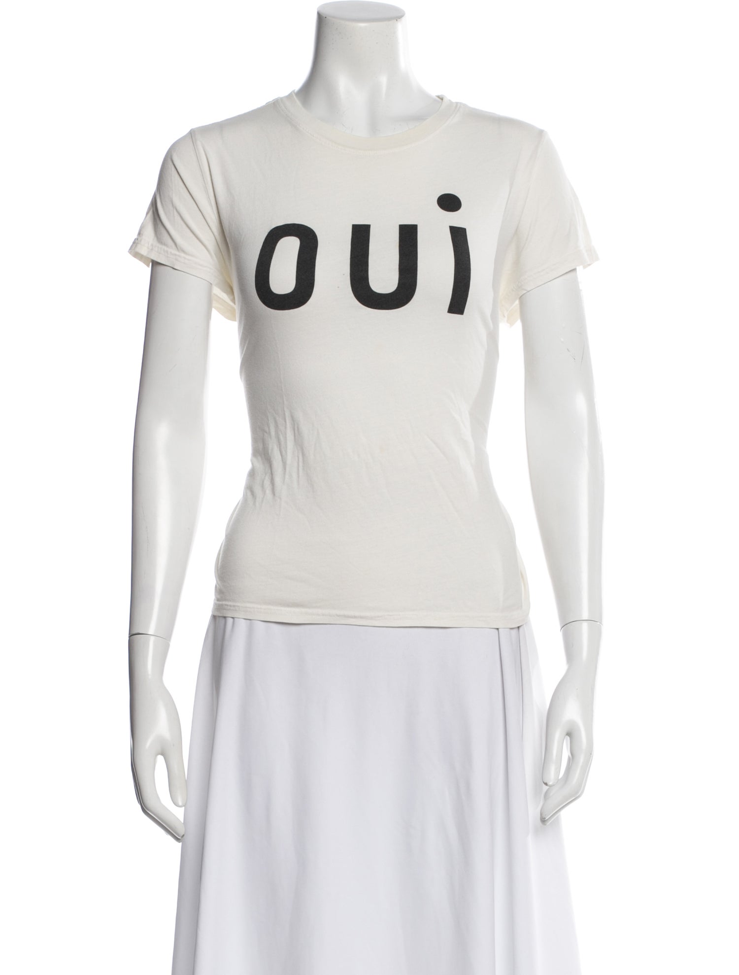 Clare V. Graphic Print Crew Neck T-Shirt