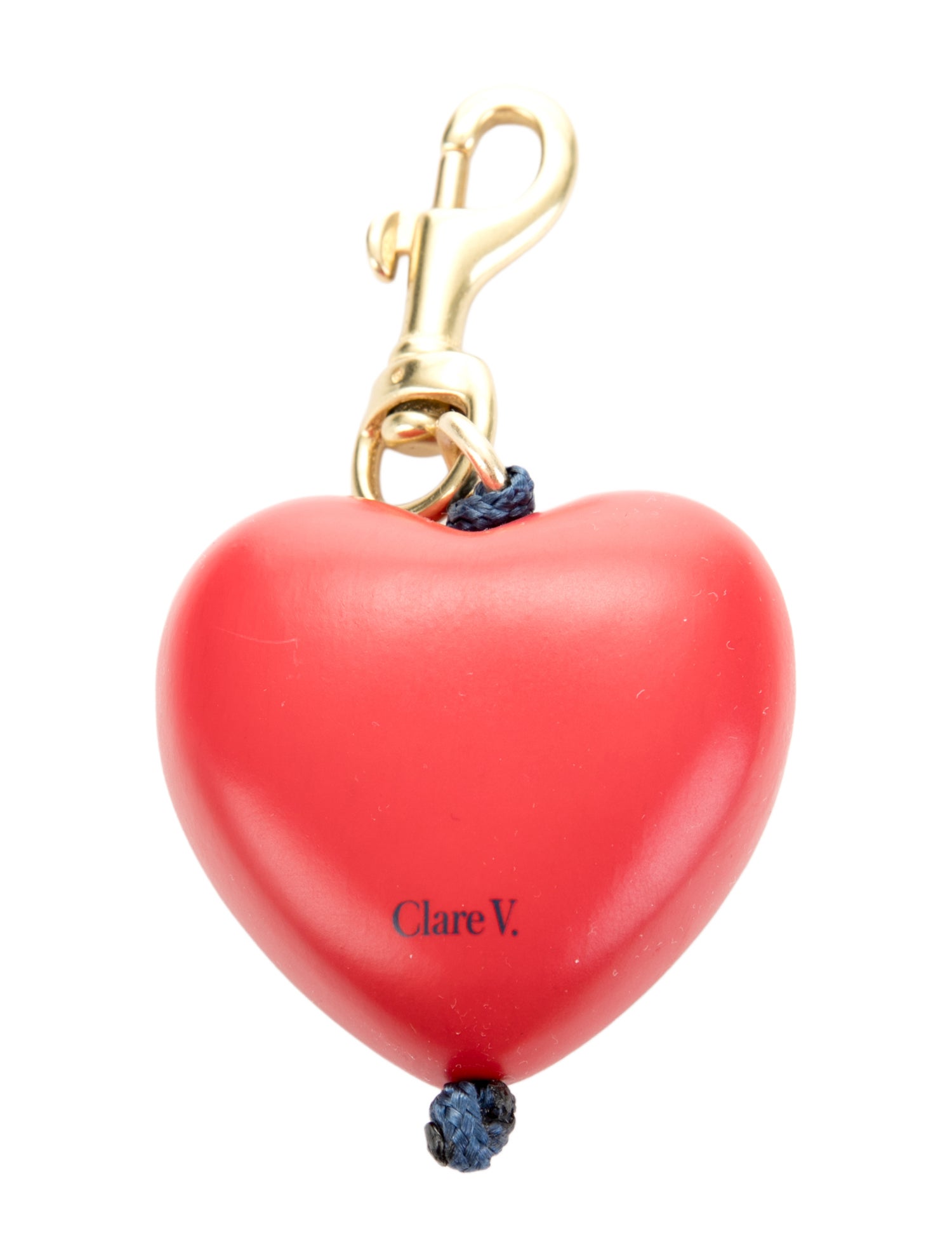 Clare V. Heart Keychain