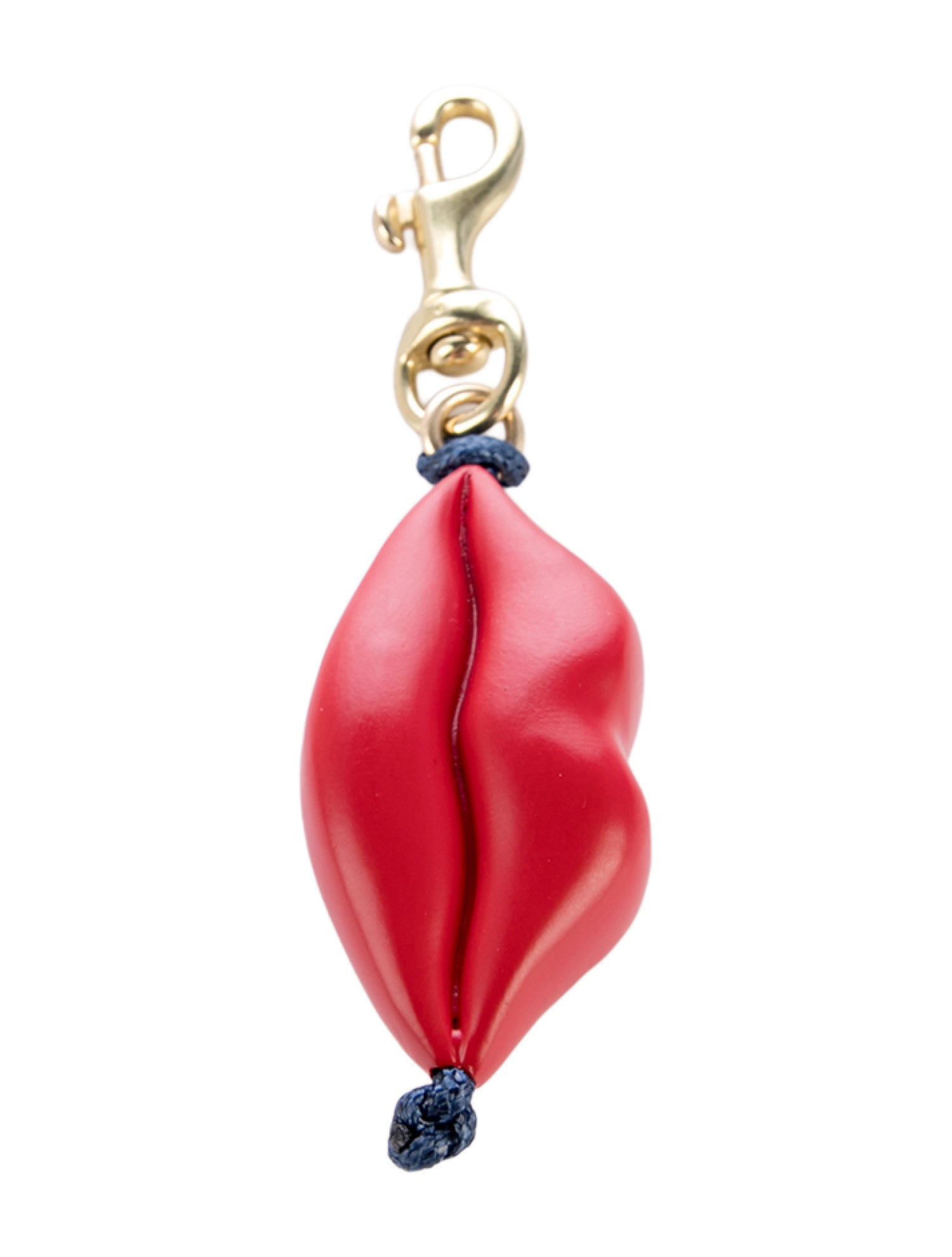 Clare V. Lip Shaped Bag Charm