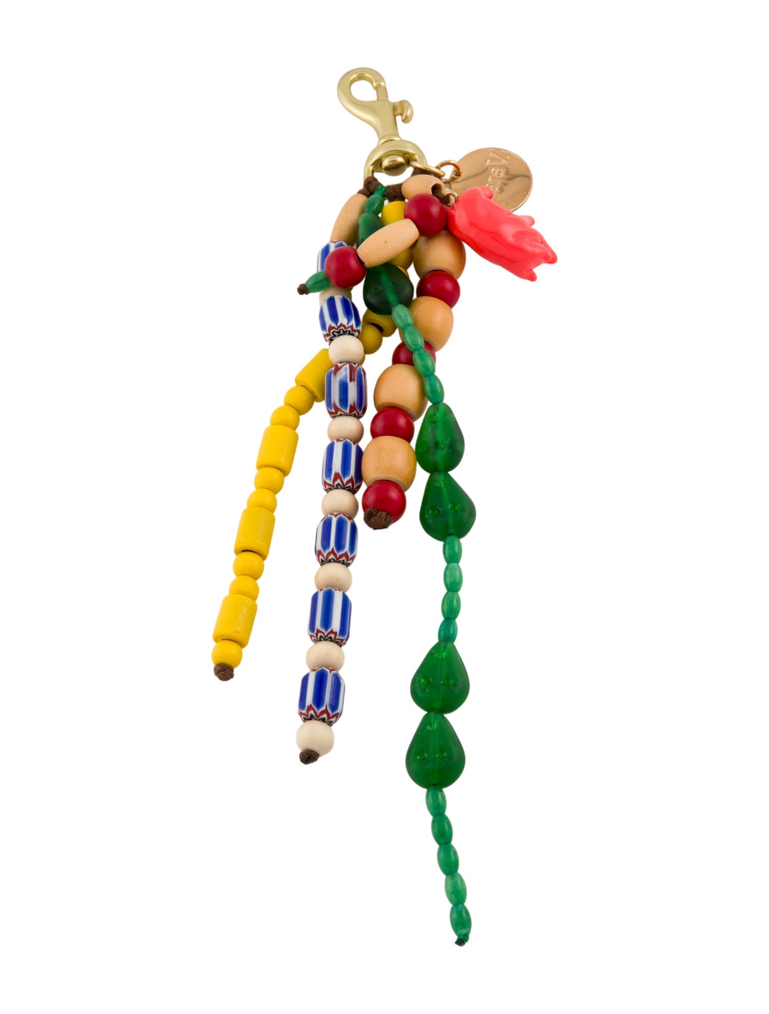 Clare V. Beaded Keychain