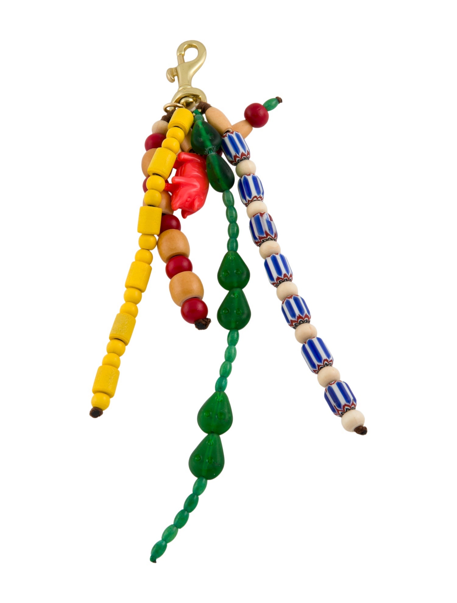 Clare V. Beaded Keychain