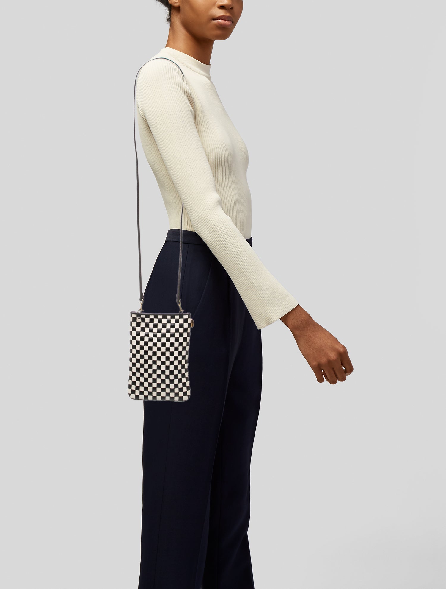 Clare V. Leather Crossbody Bag