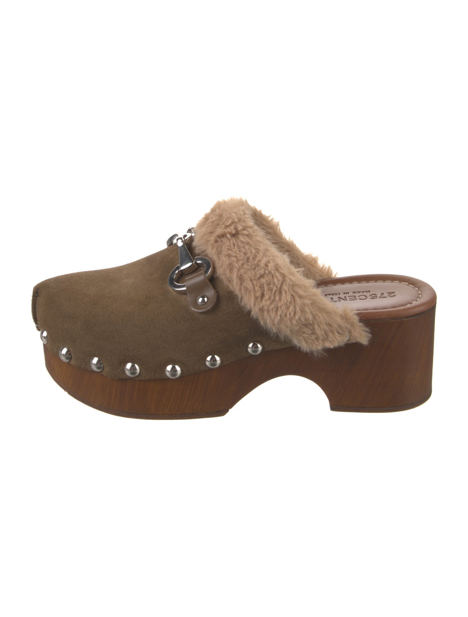 275 Central Suede Colorblock Pattern Pumps