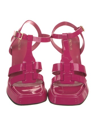 275 Central Patent Leather T-Strap Sandals