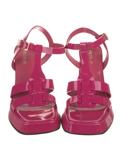 275 Central Patent Leather T-Strap Sandals