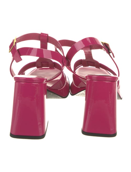 275 Central Patent Leather T-Strap Sandals
