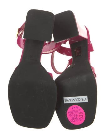 275 Central Patent Leather T-Strap Sandals