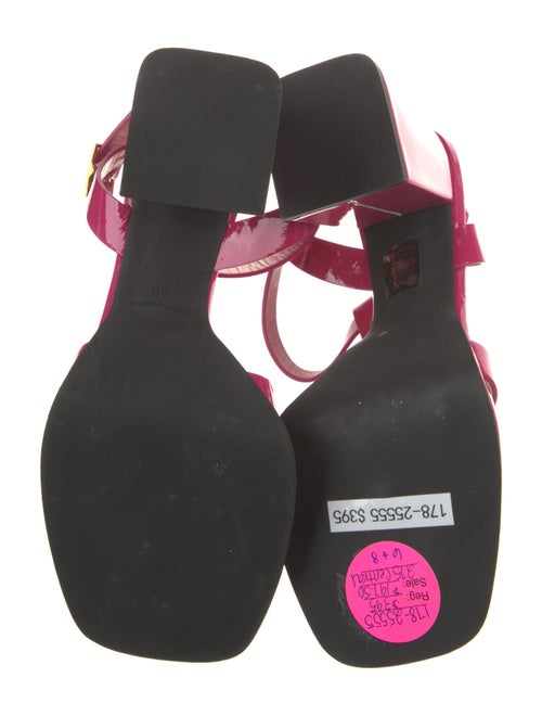 275 Central Patent Leather T-Strap Sandals