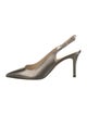 275 Central Leather Slingback Pumps