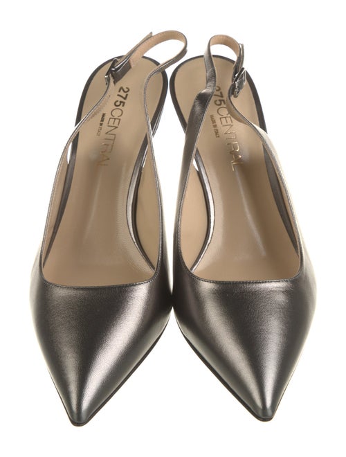 275 Central Leather Slingback Pumps