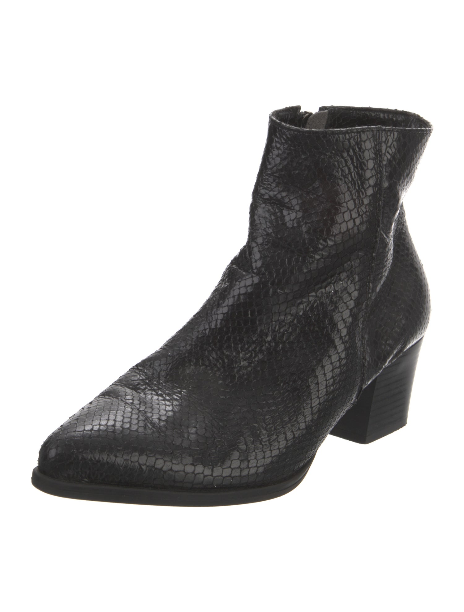 275 Central Leather Animal Print Boots