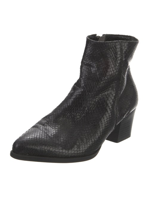 275 Central Leather Animal Print Boots