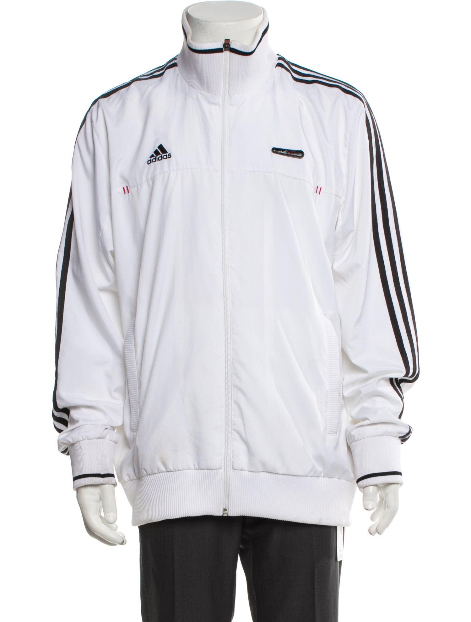 Adidas Striped Windbreaker