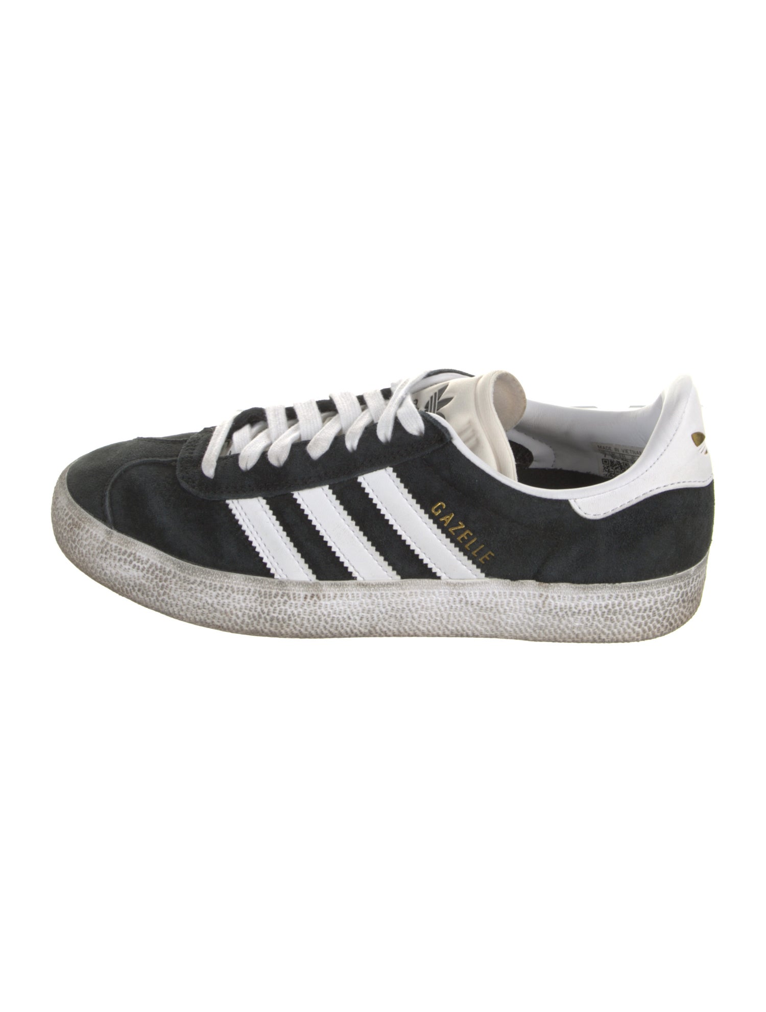 Adidas Suede Striped Sneakers - Black Sneakers, Shoes - W2ADS100738 | The  RealReal