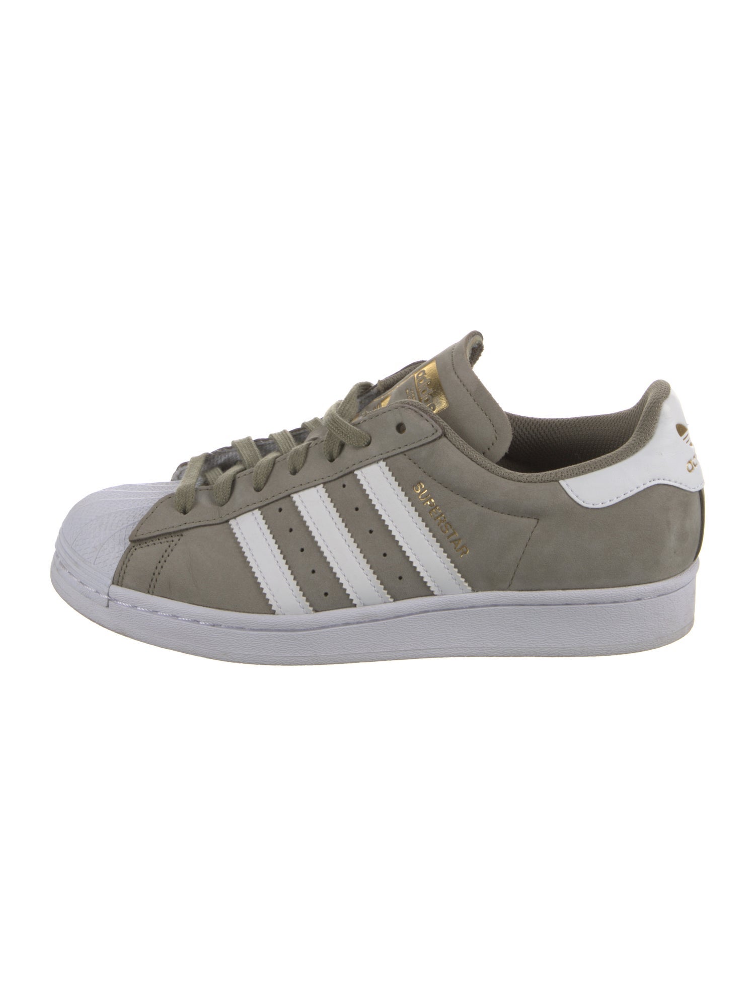Adidas Leather Leather Trim Embellishment Sneakers