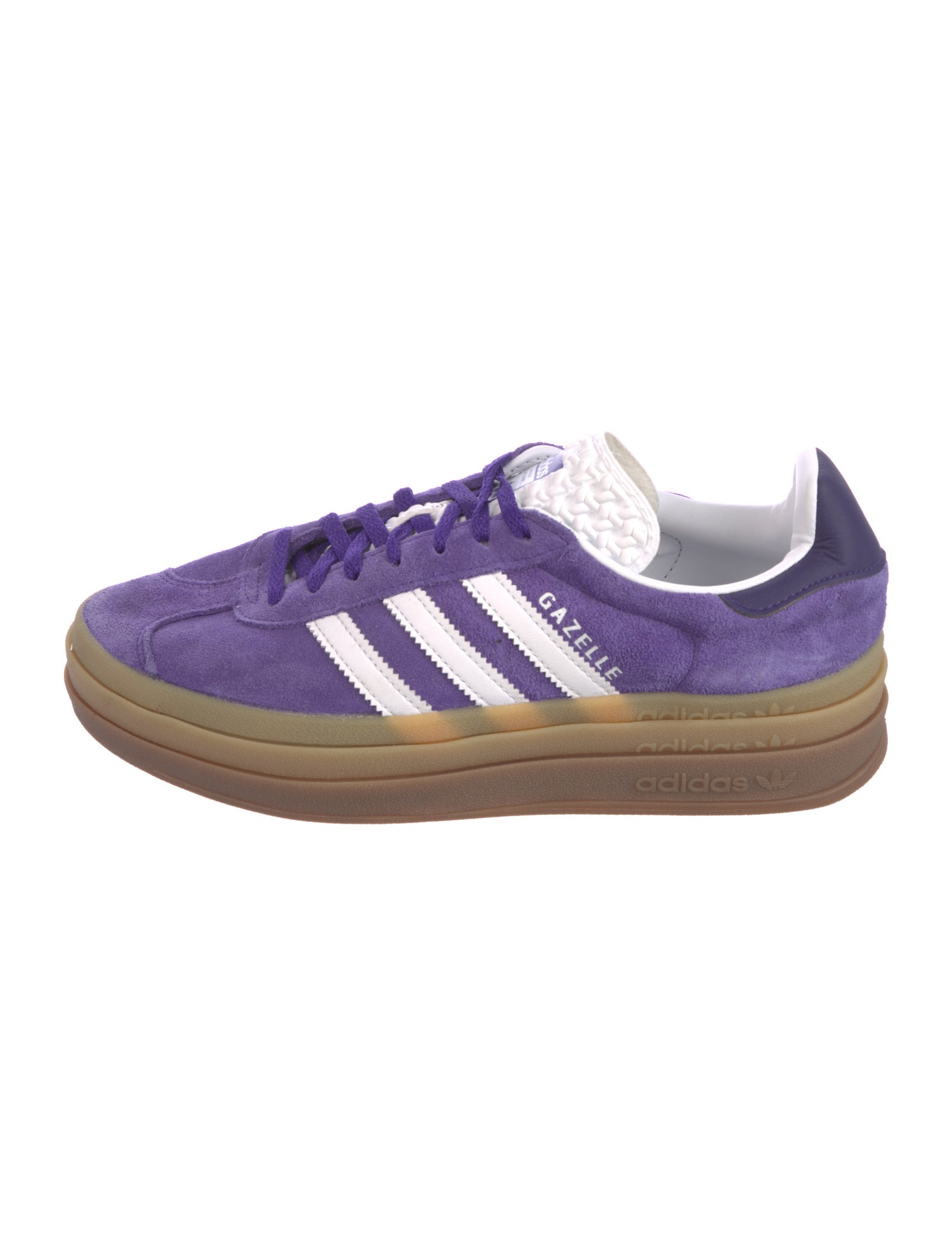 Adidas Suede Leather Trim Embellishment Athletic Sneakers