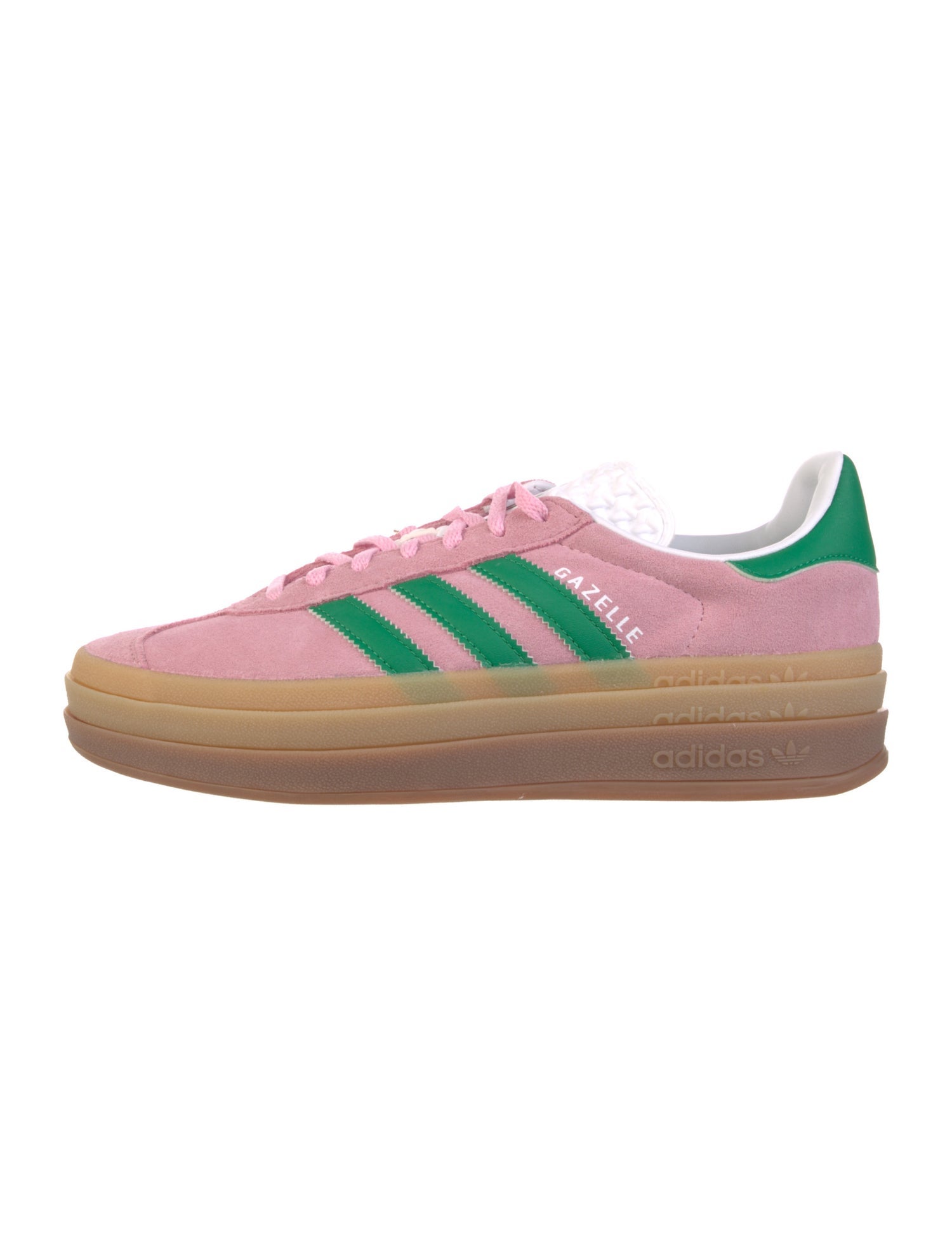 Adidas Suede Leather Trim Embellishment Sneakers