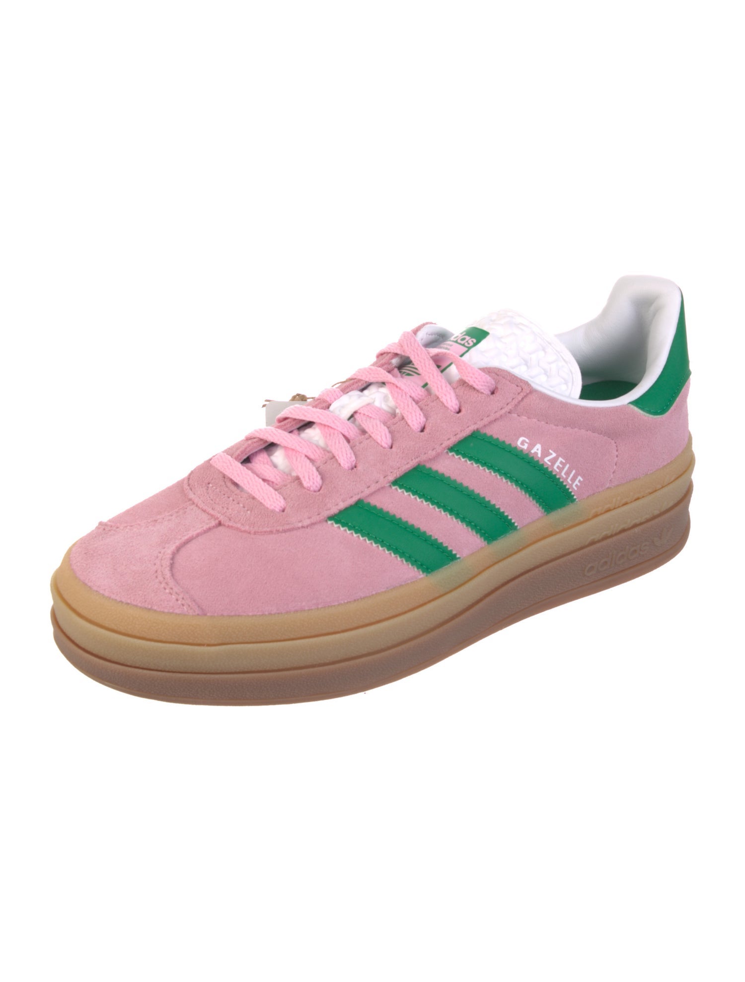 Adidas Suede Leather Trim Embellishment Sneakers