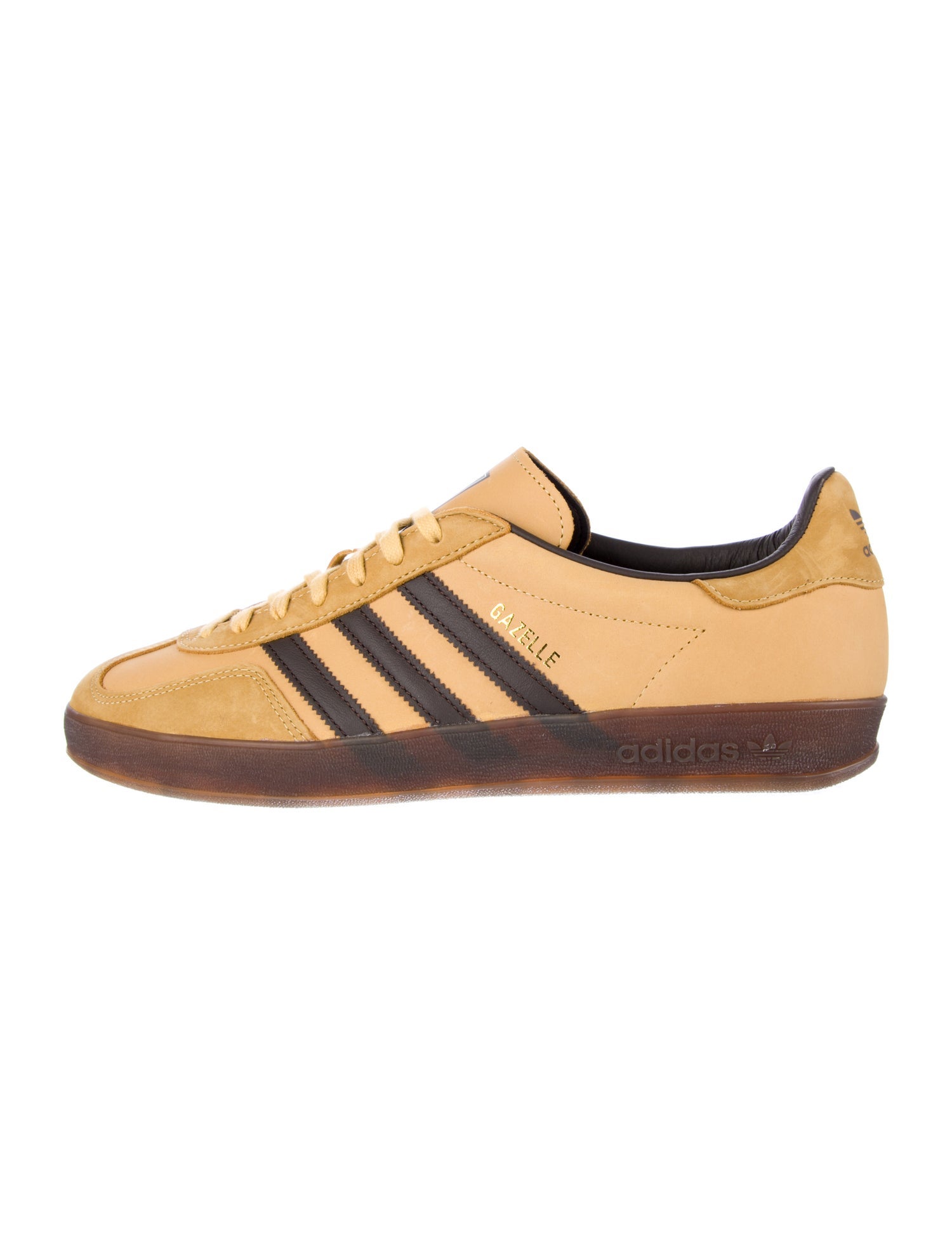 Adidas Leather Striped Sneakers