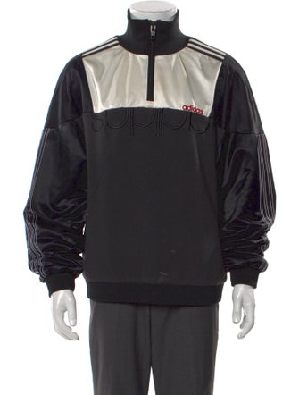 adidas Originals by Alexander Wang Crossover Logo Disjoin Pullover Nylon Sweatshirt