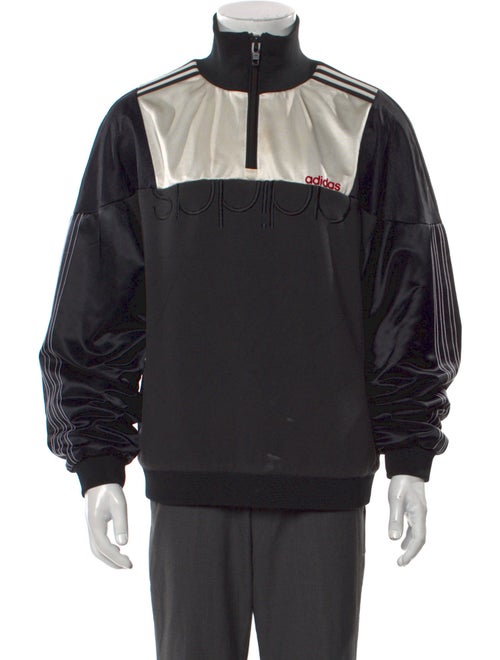 adidas Originals by Alexander Wang Crossover Logo Disjoin Pullover Nylon Sweatshirt