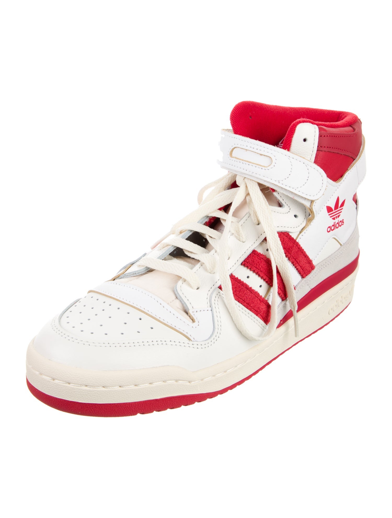 Adidas Leather Colorblock Pattern Sneakers