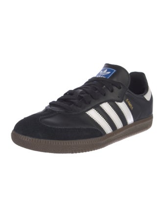 Adidas Leather Colorblock Pattern Sneakers